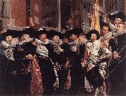 Hendrik Gerritsz. Pot Officers and sergeants of the St Hadrian Civic Guard on their retirement in 1630 Sweden oil painting artist
